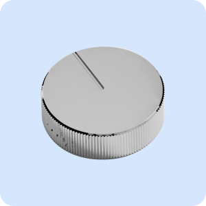 4.0 Pressure Knob: Chrome