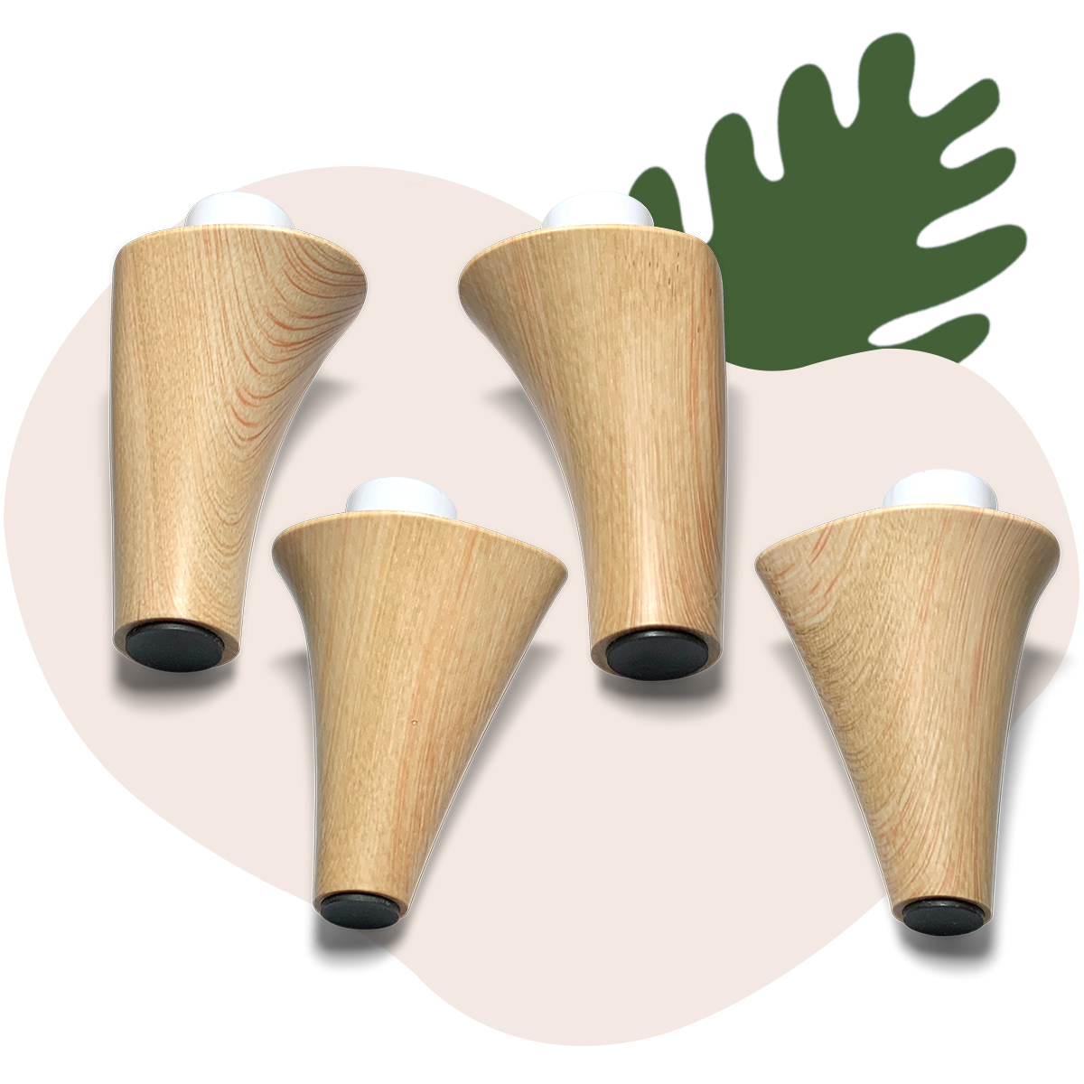 Ottoman Legs (Set of Four) - Image 3